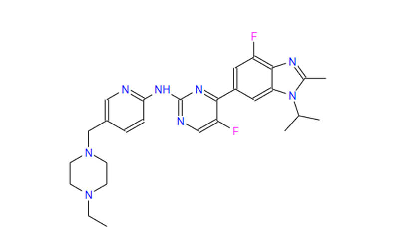 molecular structure of Abemaciclib api