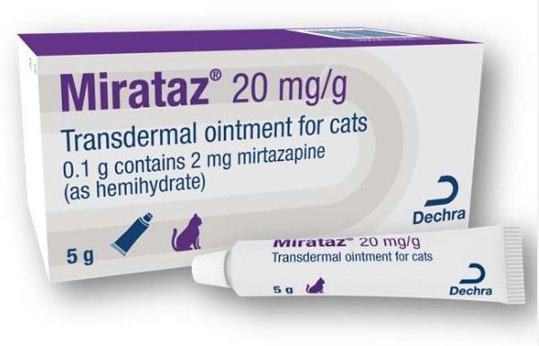 Mirtazapine for animals