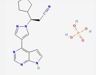 Ruxolitinib structure